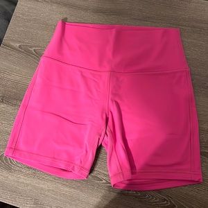 Lululemon align shorts 6in size 8 sonic pink